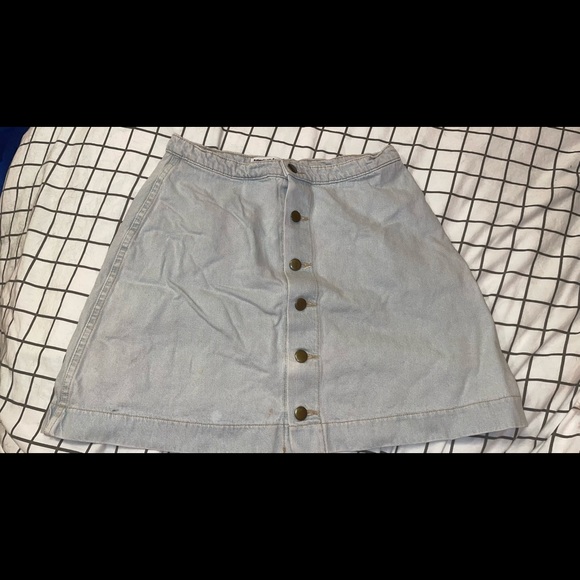 American apparel Jean skirt Size L - Picture 2 of 5